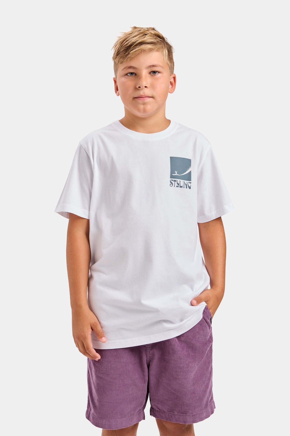 Camiseta Big Wave - Blanco