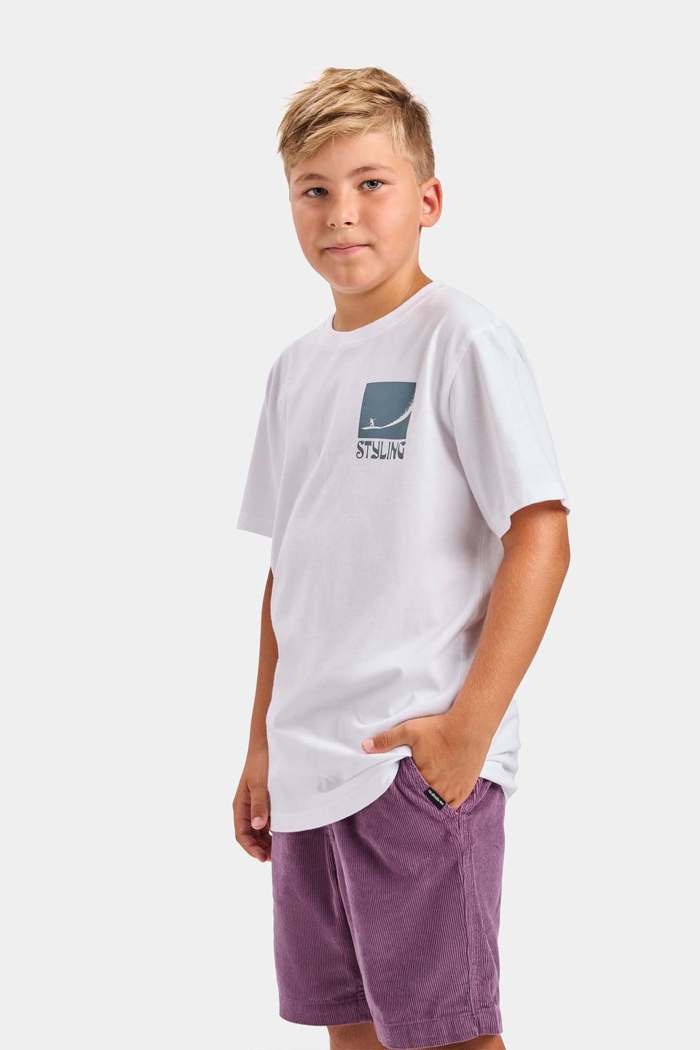 Camiseta Big Wave - Blanco loading=