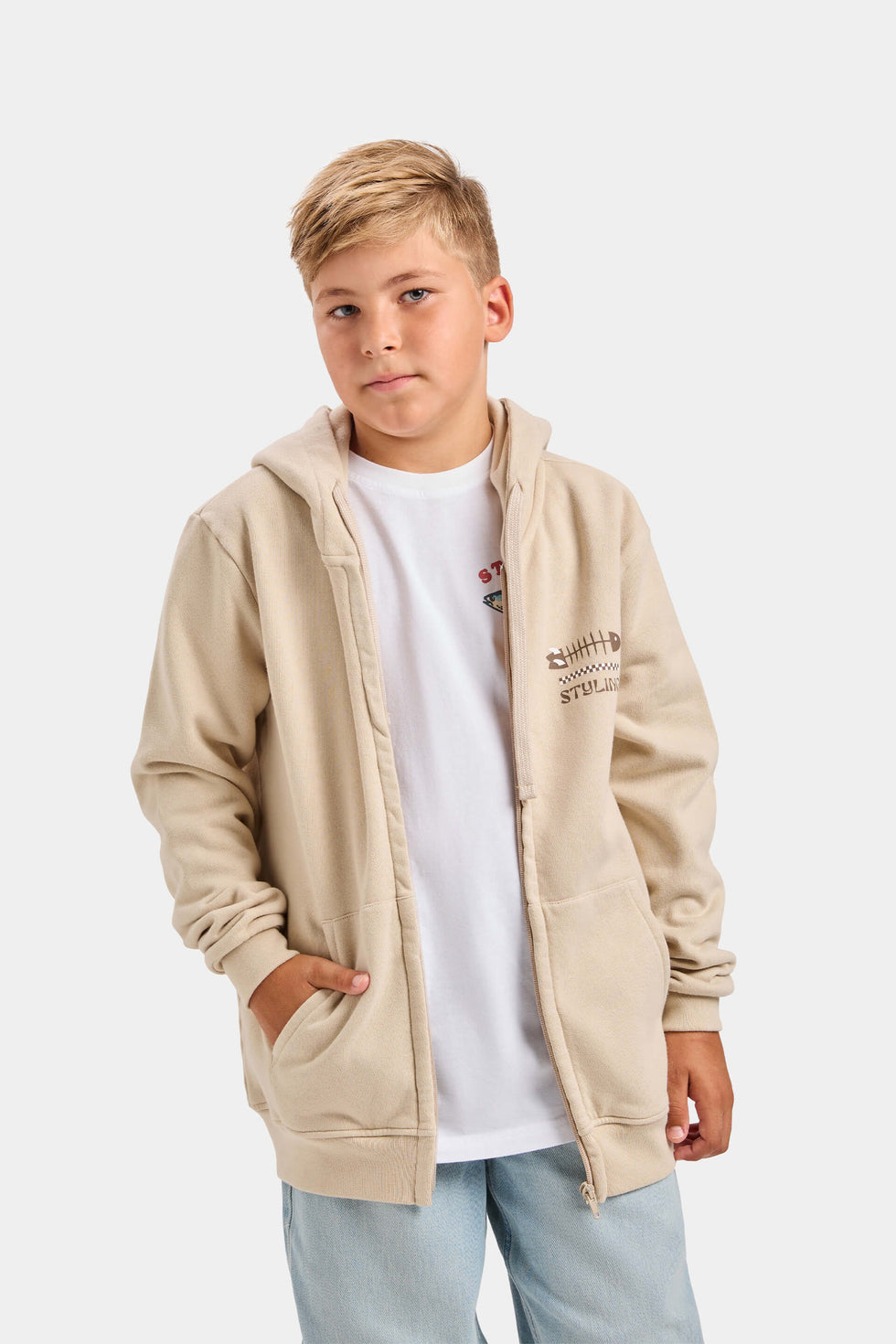 Sudadera Fish Stick - Piedra