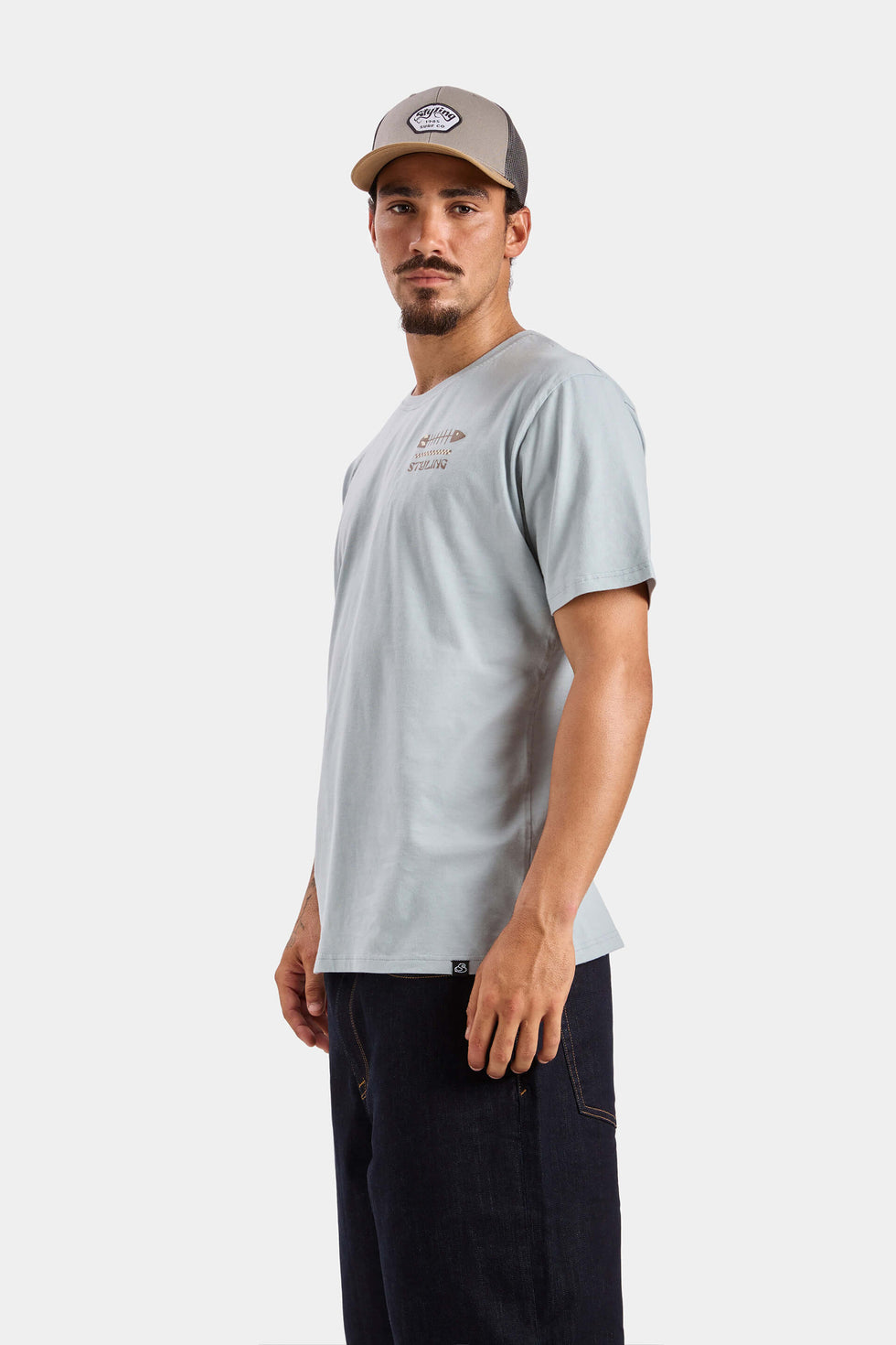 Camiseta Fish Stick - Plomo loading=