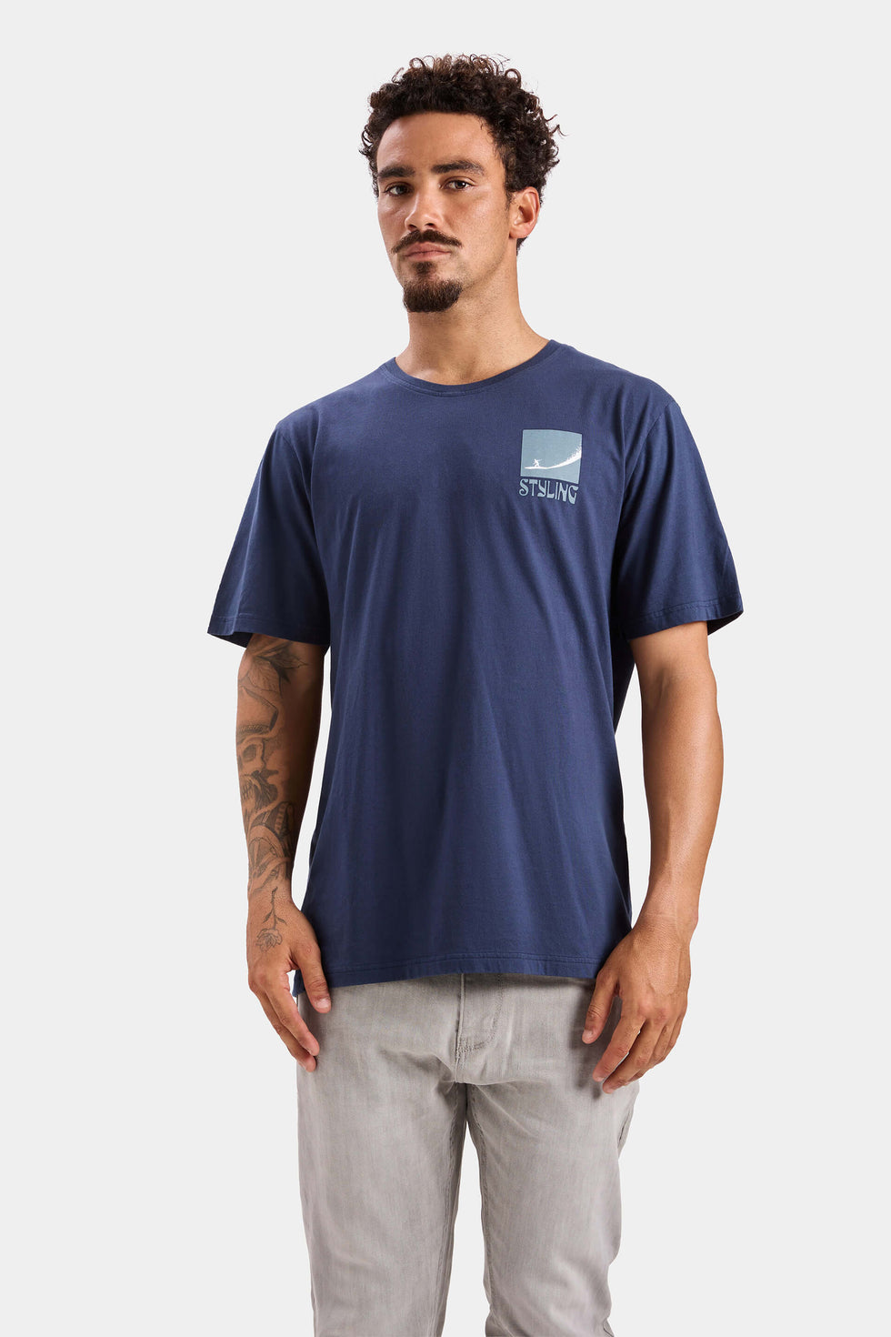 Camiseta Big Wave - Navy