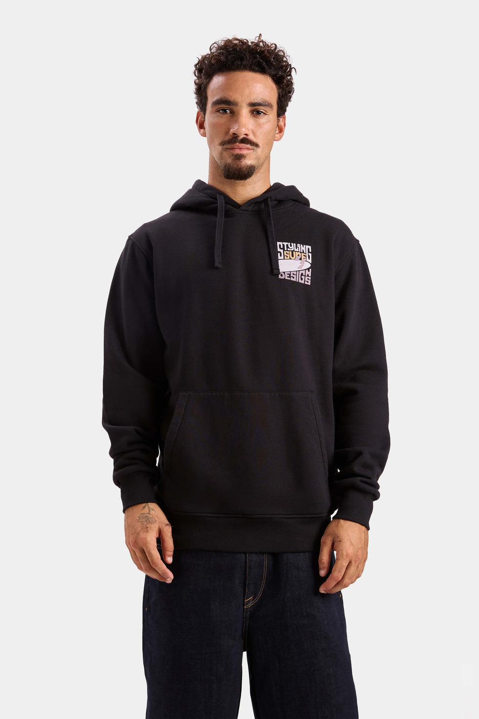 Sudadera Surf Disings - Negra