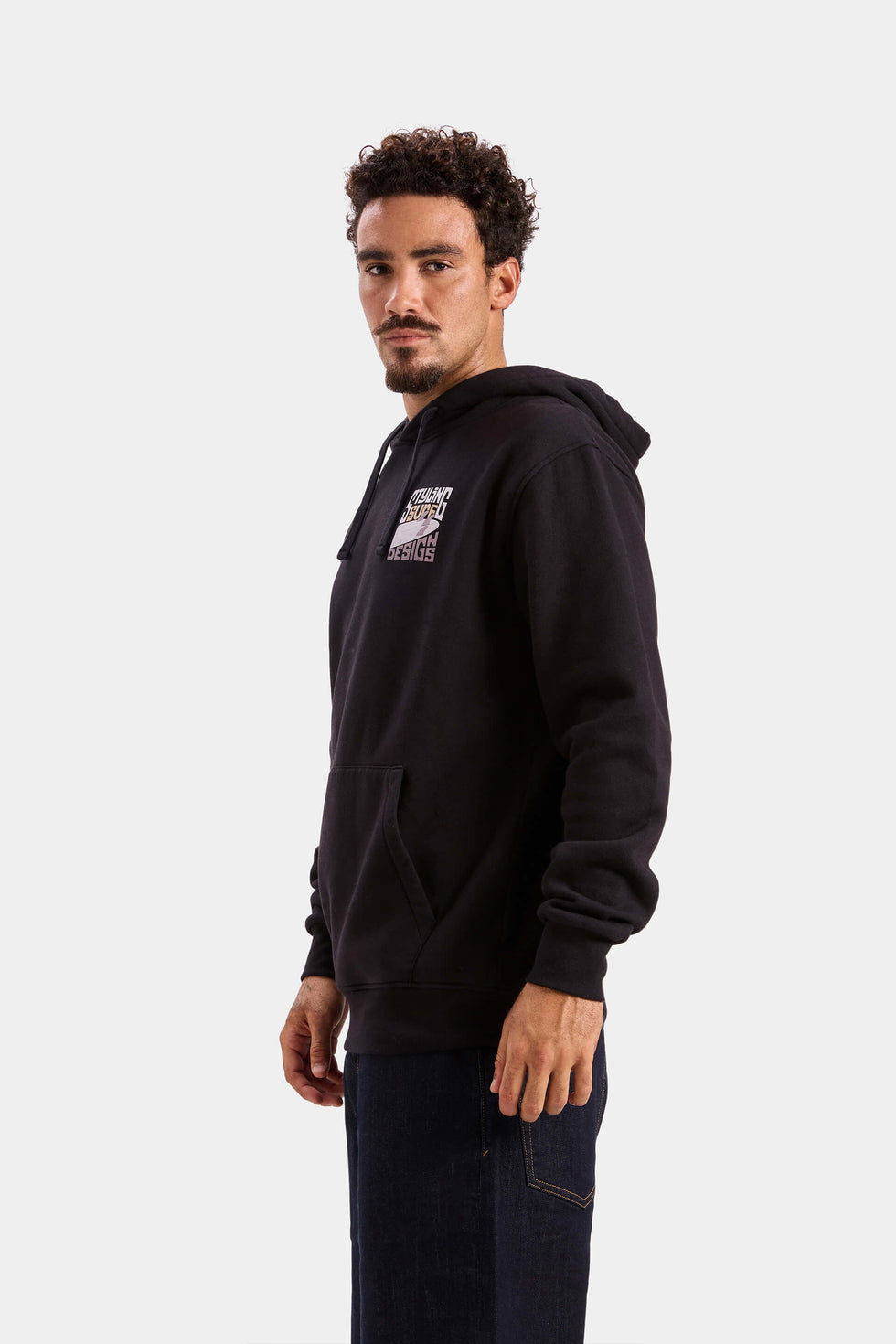 Sudadera Surf Disings - Negra loading=