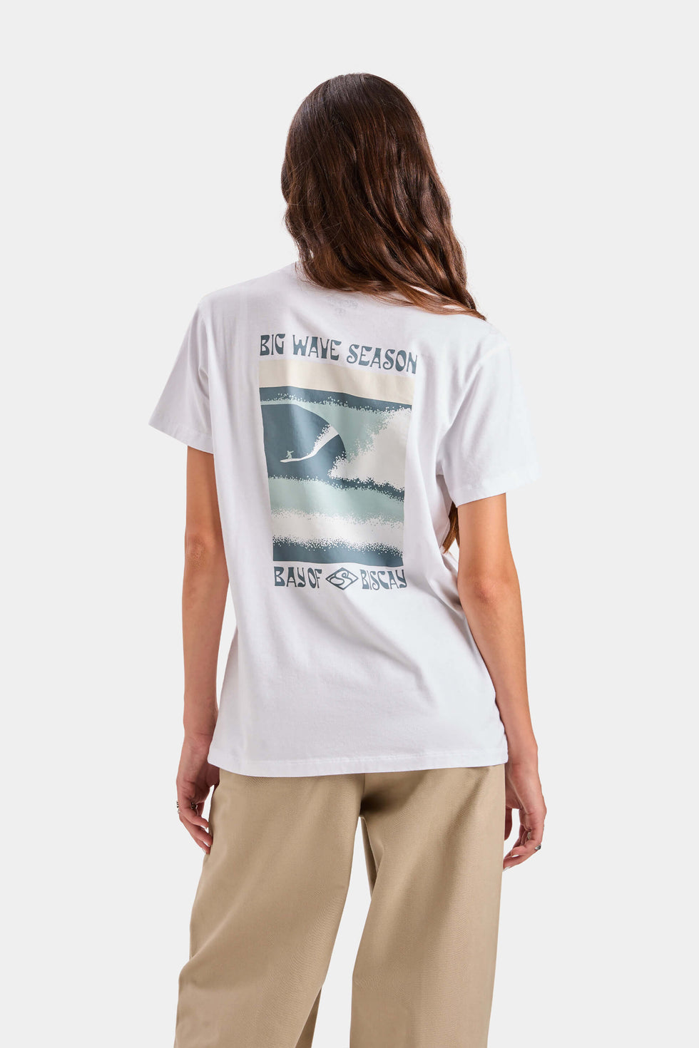 Camiseta Big Wave - Blanco loading=