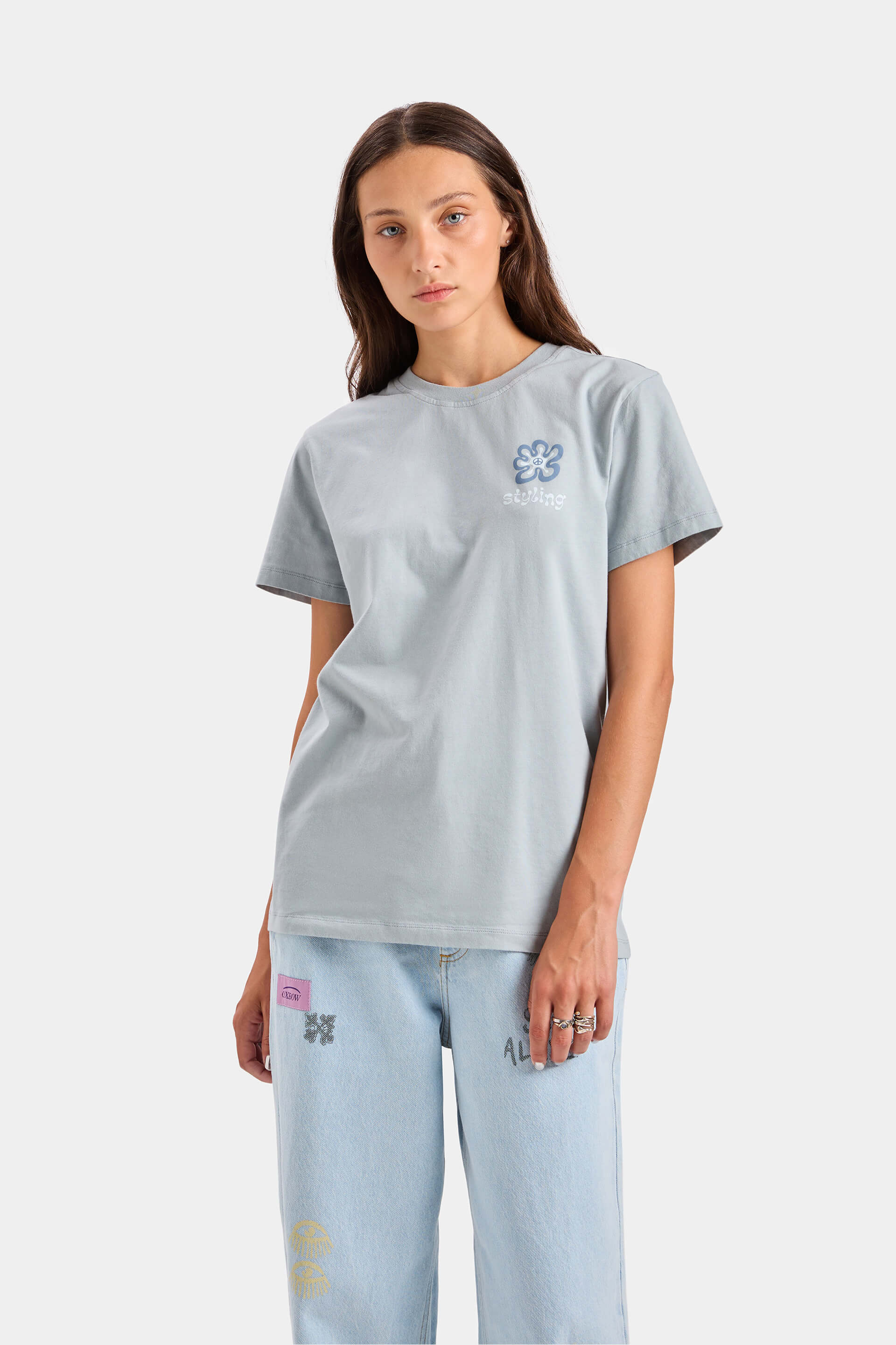 Camiseta STYLING Hippy Plomo – Styling