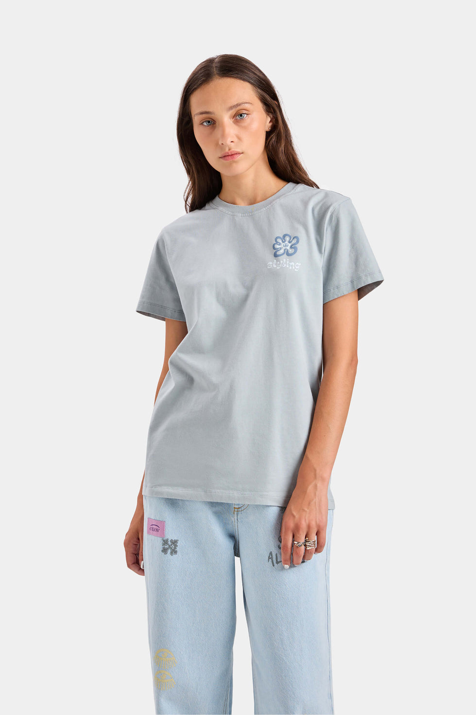 Camiseta Hippy - Plomo