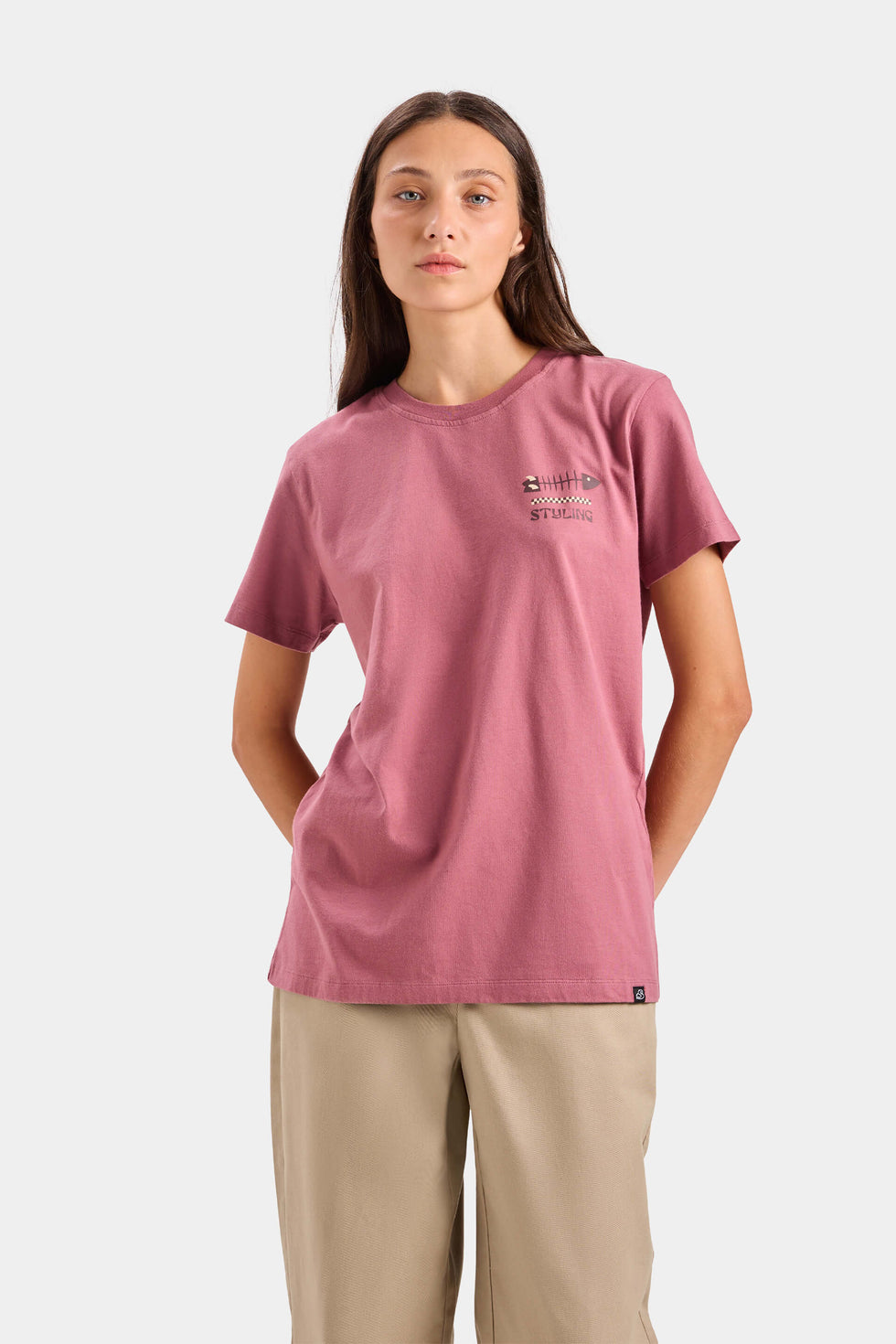 Camiseta Fish Stick - Cabernet
