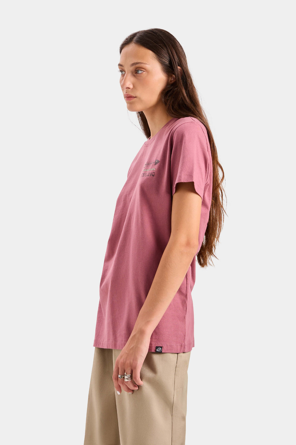 Camiseta Fish Stick - Cabernet loading=