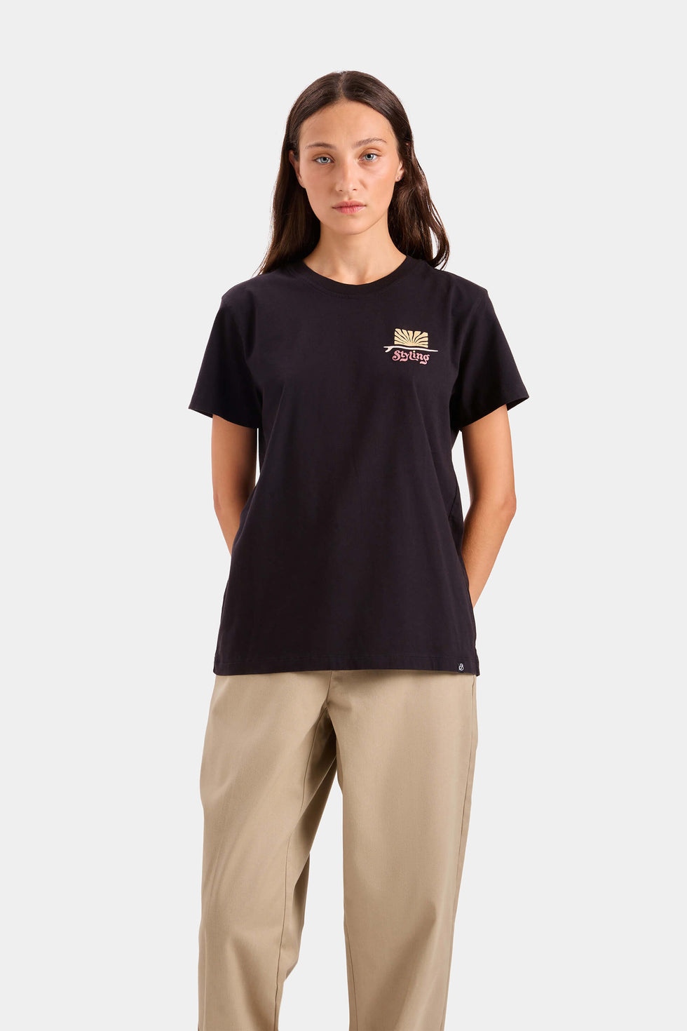 Camiseta Groovy - Negro