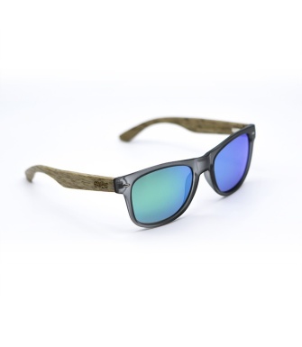 Gafa de sol STYLING - Gris & Espejo azul verde