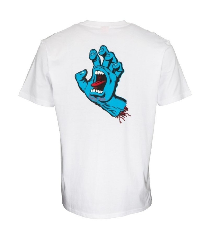 Camiseta SANTA CRUZ Screaming Hand T-shirt - White