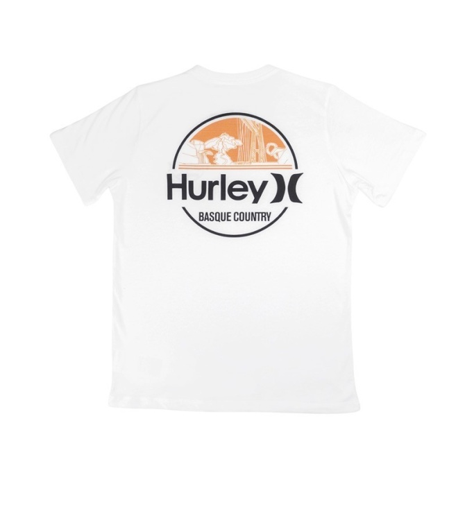Dest Basque Circle Tee - Camiseta Niño HURLEY - White