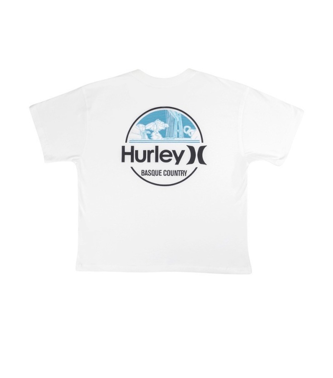 Dest Basque Circle Tee - Camiseta HURLEY para Mujer - White