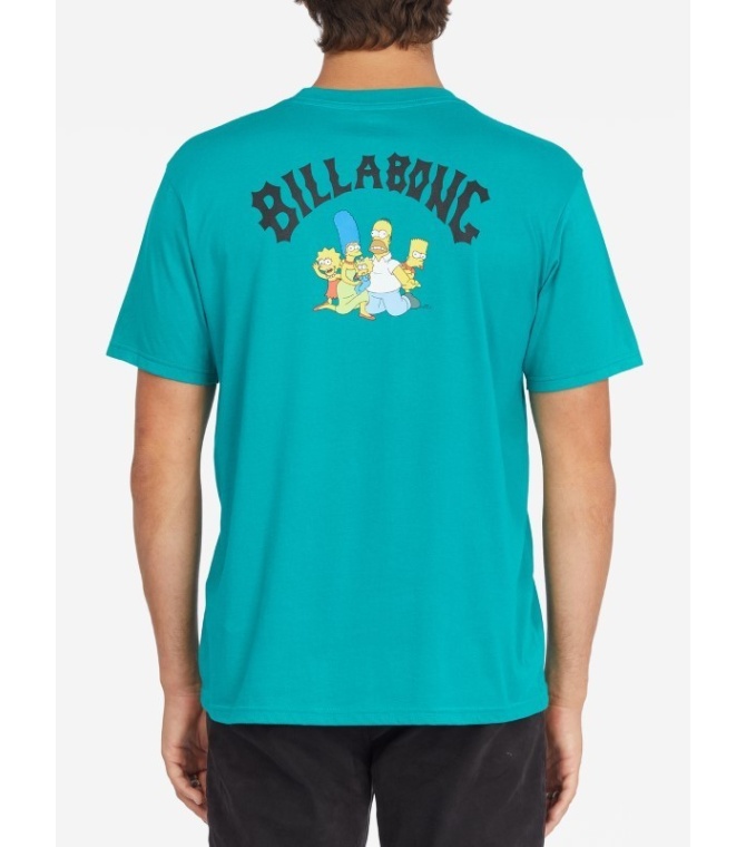 Camiseta BILLABONG Simpsons Family Arch Ss - Teal