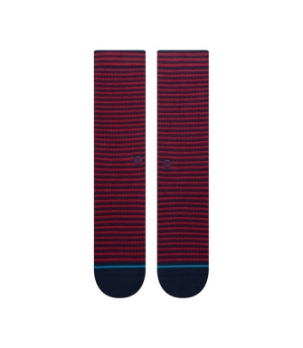 Calcetin STANCE Hyper Stripe Crew - Navy