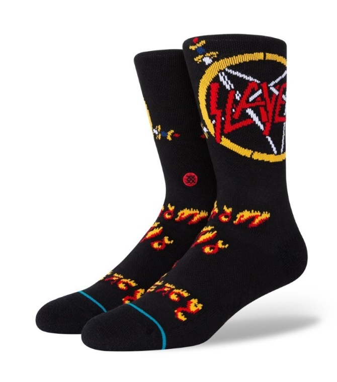 Calcetin STANCE No Mercy Crew - Black