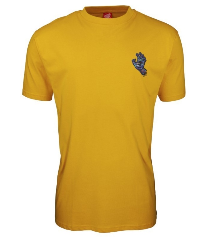 Camiseta SANTA CRUZ Tee Growth Hand - Mustard