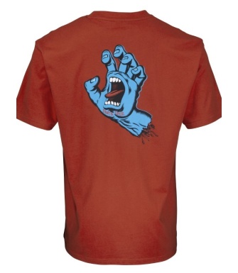 Camiseta SANTA CRUZ Tee Screaming Hand Chest - Ketchup