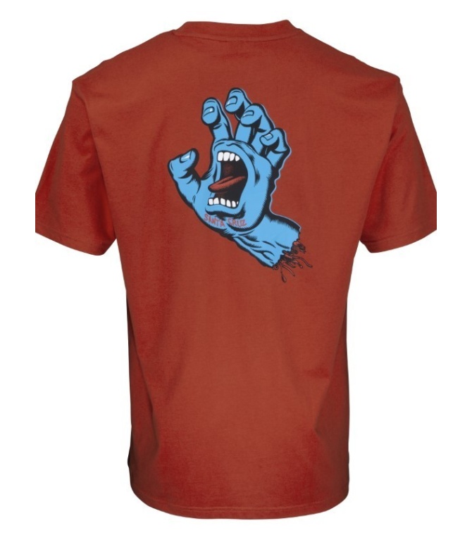 Camiseta SANTA CRUZ Tee Screaming Hand Chest - Ketchup