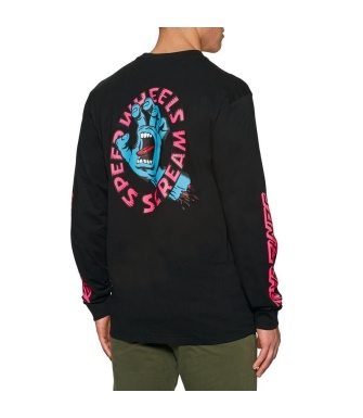 Camiseta SANTA CRUZ Tee L/s Sream - Black