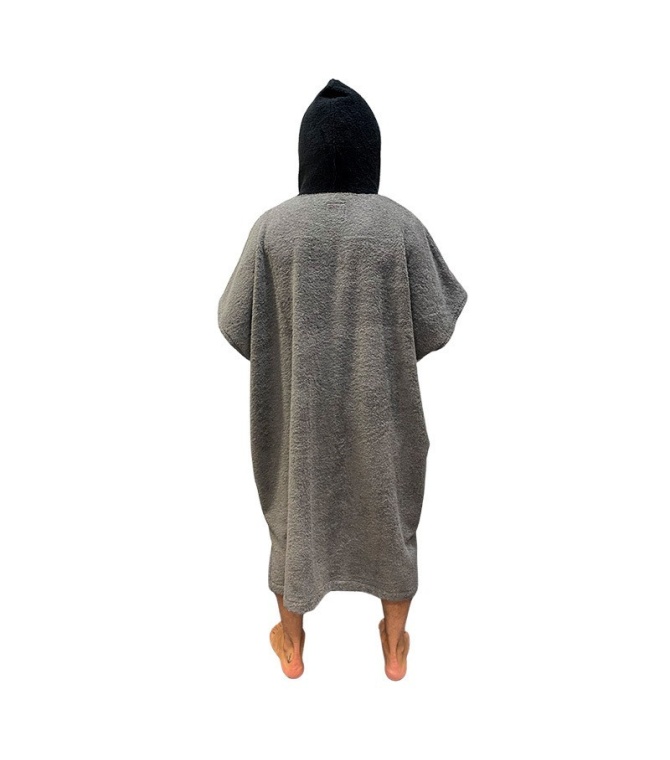 Ponchos STYLING Bicolor Talla S - Bolsillo - Gris
