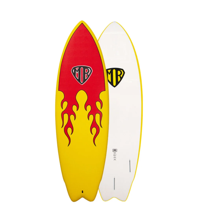 Tabla surf OCEAN One 5 6 Mr Epoxy Soft Flame Super Twin