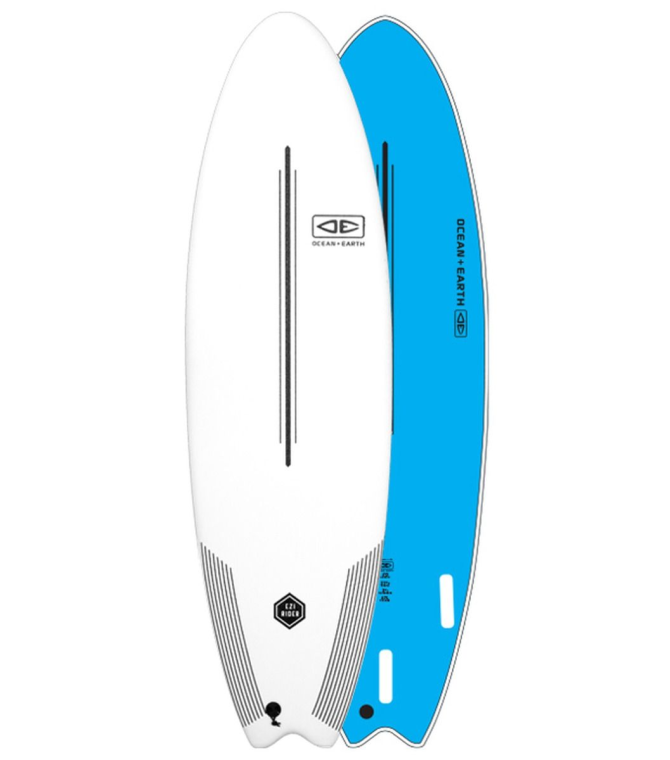 Tabla surf OCEAN One 6.6" Ezi Rider Softboard - White