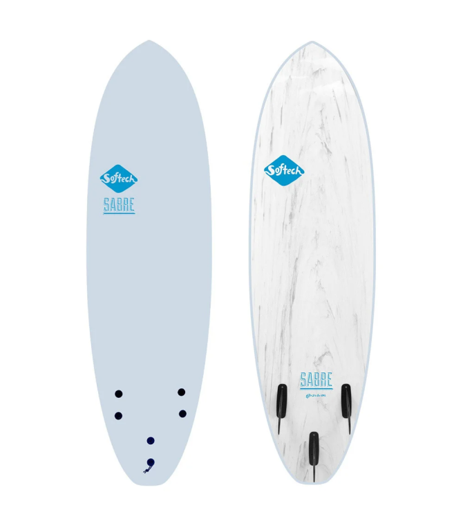 Tabla surf SOFTECH Sabre Ii 5.0" - Ice blue