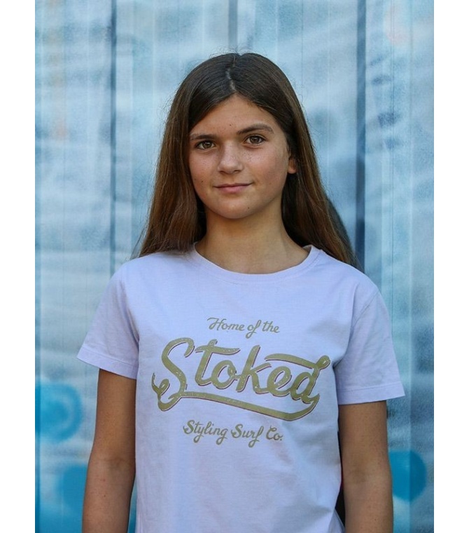 Camiseta Niña STYLING Stoked - Lavanda