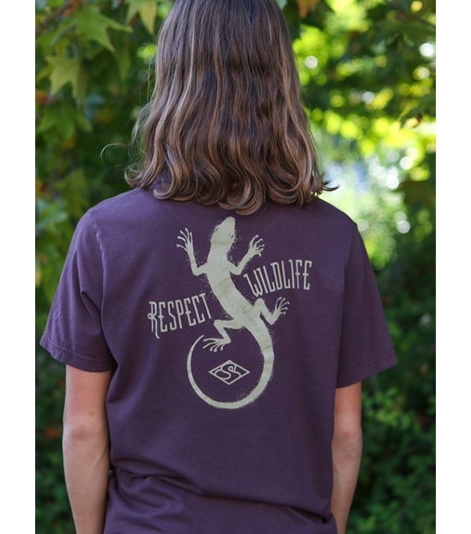 Camiseta Niño STYLING Gecko - Berenjena