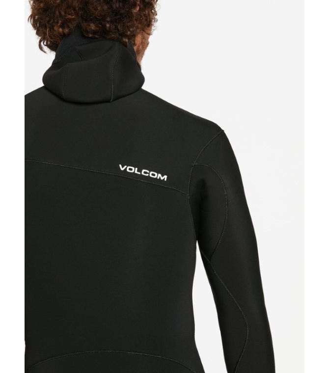 Integral VOLCOM 5/4/3mm Hood Chestzip Fullsuit - Black