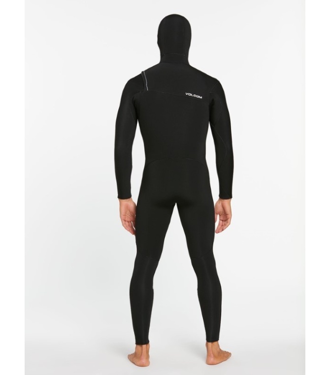 Integral VOLCOM 5/4/3mm Hood Chestzip Fullsuit - Black