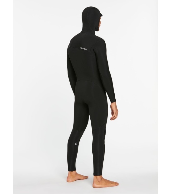 Integral VOLCOM 5/4/3mm Hood Chestzip Fullsuit - Black