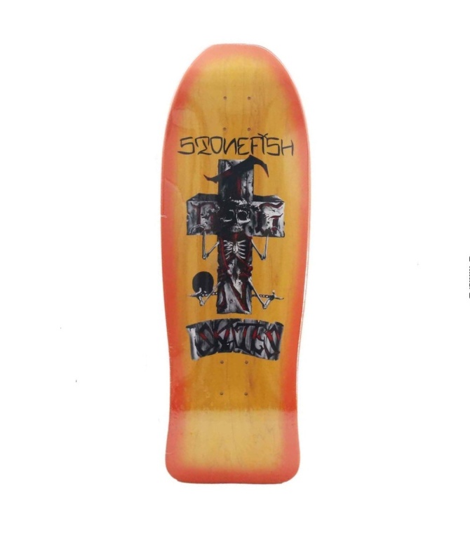 Tabla skate DOGTOWN Stonefish Reissue 10.125x30.325 - Yellow/orange