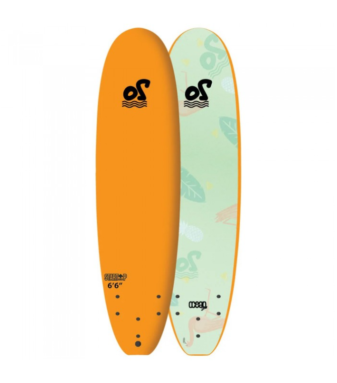 Tabla surf OCEAN STORM Soft Top Surfboard Start Up 7.0" - Orange