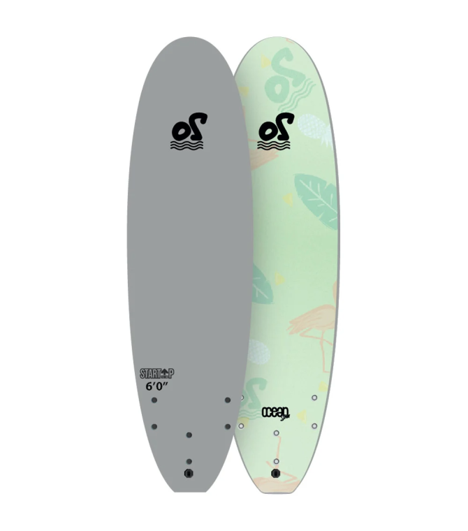 Tabla surf OCEAN STORM Soft Top Surfboard Start Up 5.0" - Grey