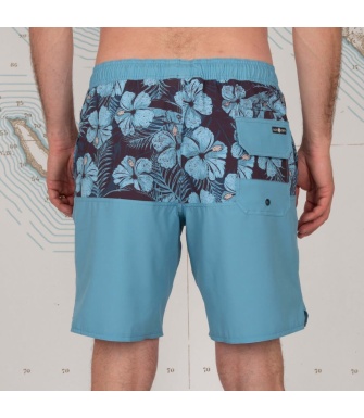 Bañador SALTY CREW Doubletime Elastic Utility Boa - Dark aqua