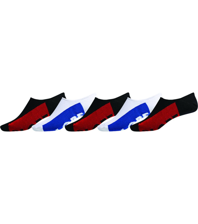 Calcetín GLOBE Invisible Sock 5 Pack - Black/white