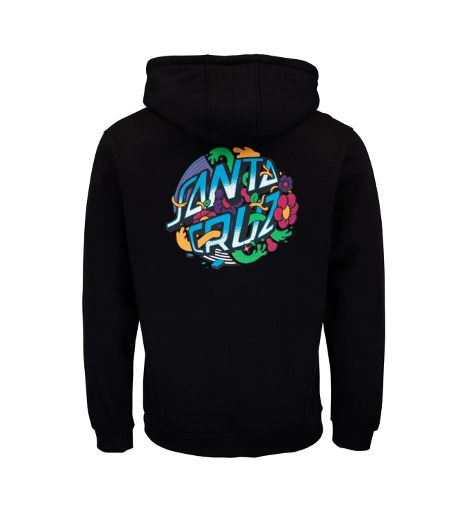 Sudadera SANTA CRUZ Strange Dot - Black-blak
