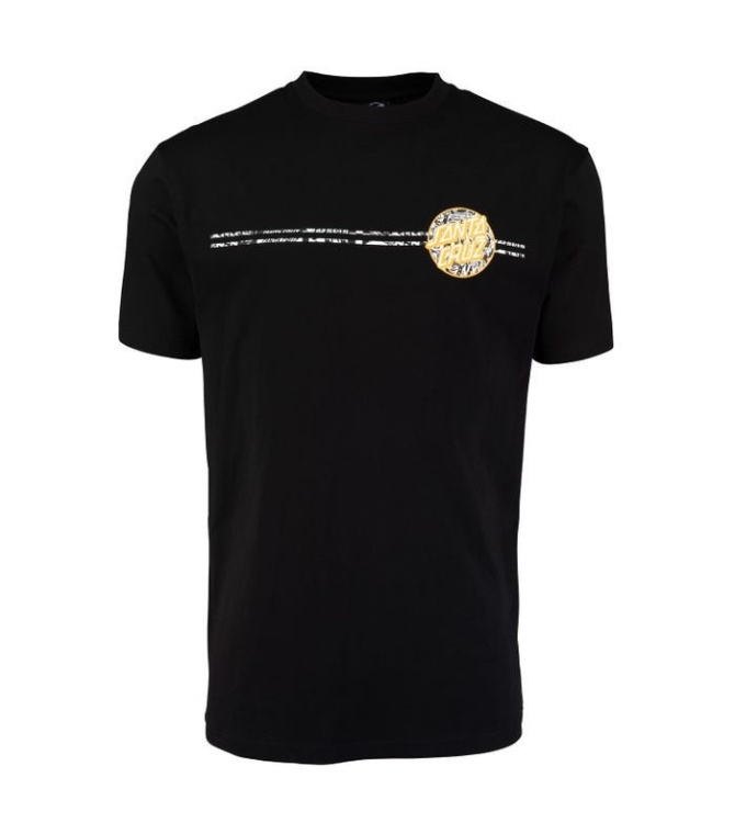 Camiseta SANTA CRUZ Flier Dot - Black-black