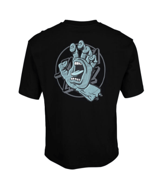 Camiseta SANTA CRUZ Opus Hand Overlay - Black-black