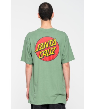Camiseta SANTA CRUZ Tee Classic Dot Chest Vtg Ivy - Vtg ivy