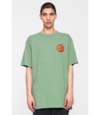 Camiseta SANTA CRUZ Tee Classic Dot Chest Vtg Ivy - Vtg ivy