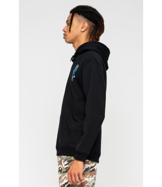 Sudadera SANTA CRUZ Hood Split Strip Hand Black - Black