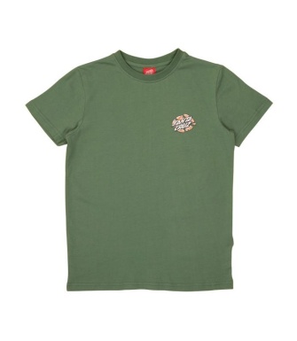 Camiseta SANTA CRUZ Youth Tee Warp Broken Dot Vtg Ivy - Vtg ivy
