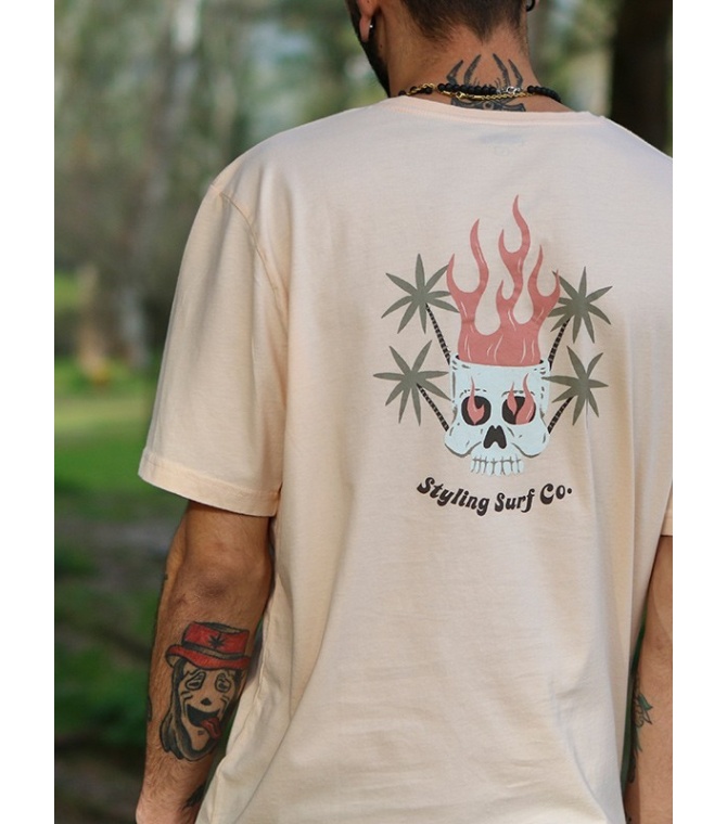 Camiseta STYLING Firehead - Naranja arce