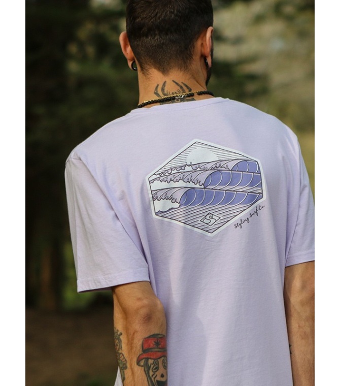 Camiseta STYLING Lines - Lavanda