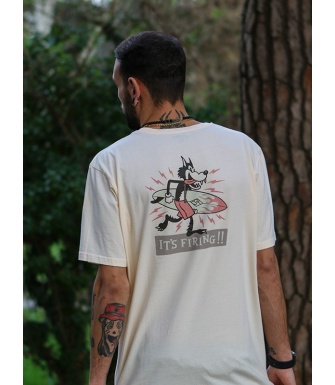 Camiseta STYLING Wolf - Amarillo
