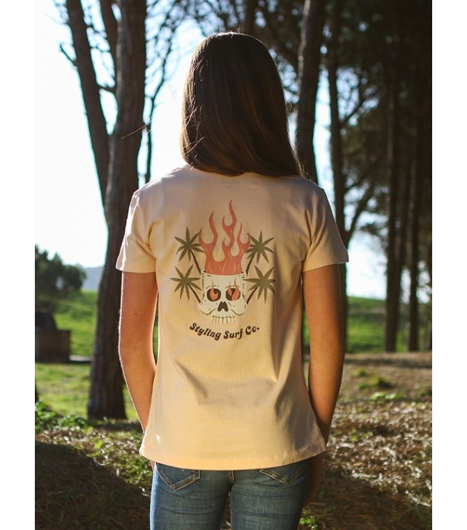 Camiseta STYLING Firehead - Naranja arce