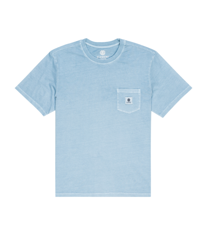 Camiseta ELEMENT Basic Pocket Pi M Tees - Ashley Blue